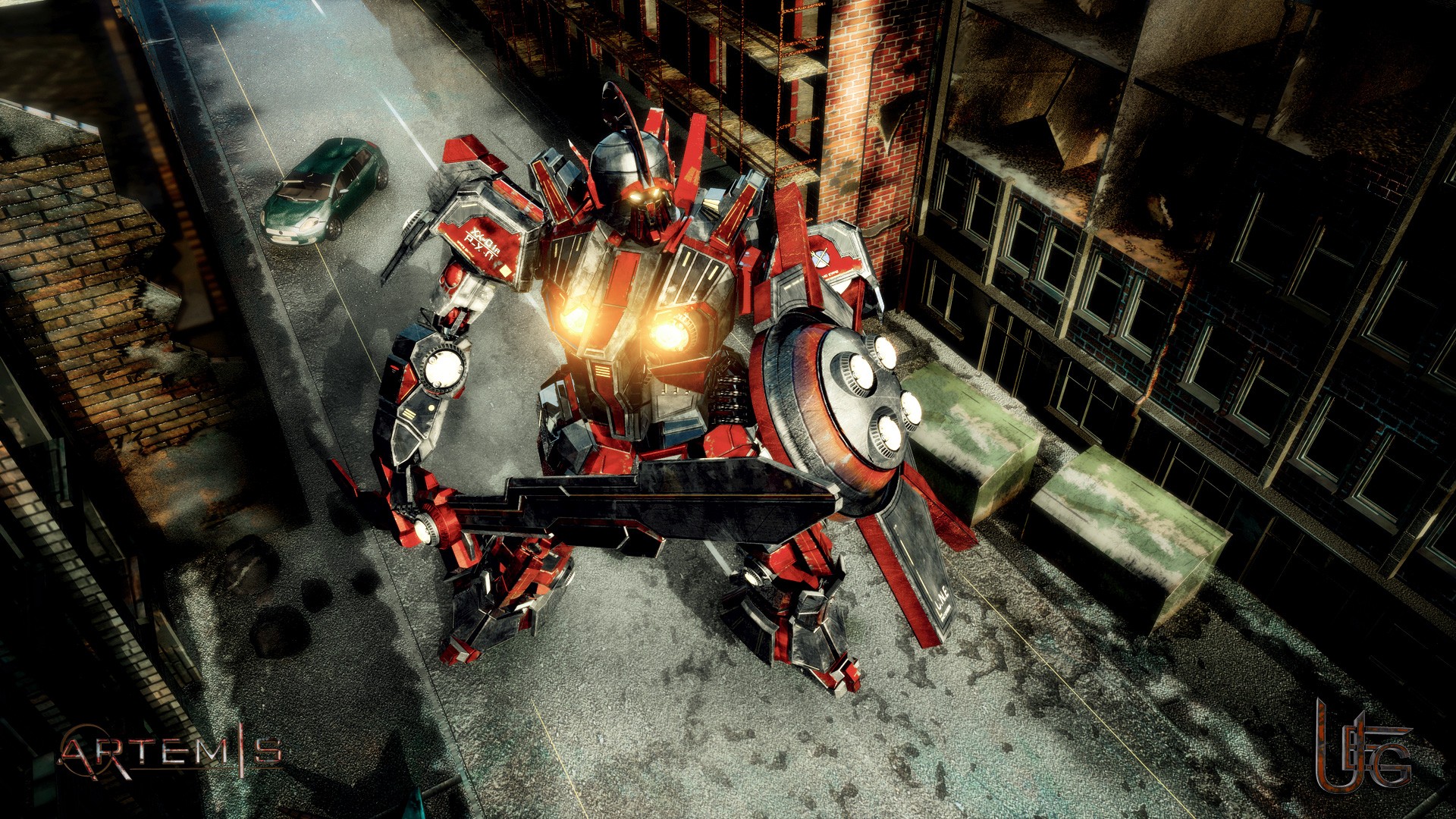 robot in urban combat