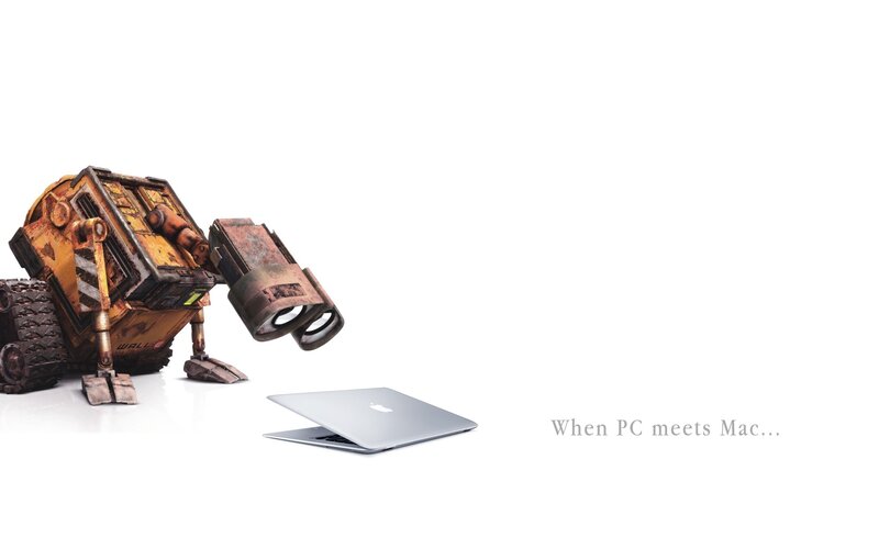 Robot Looking at Laptop