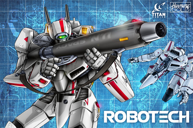 Robot Mech Holding Missile