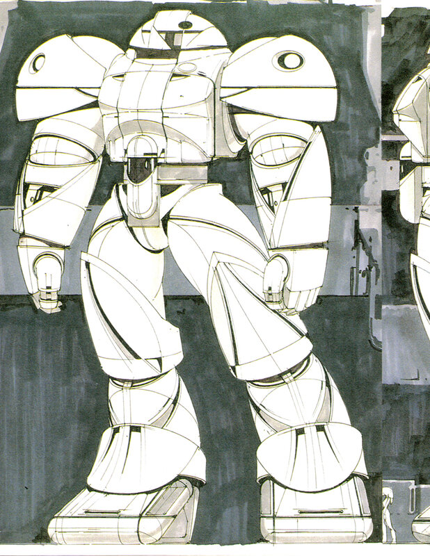 robot mecha design sketch