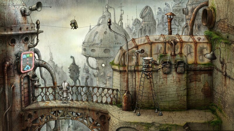 Robot on a Bridge