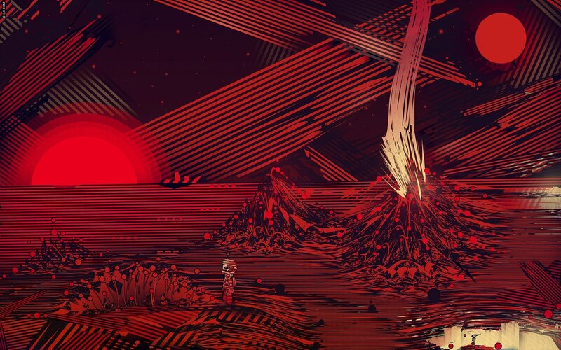 Robot on Alien Planet — Red