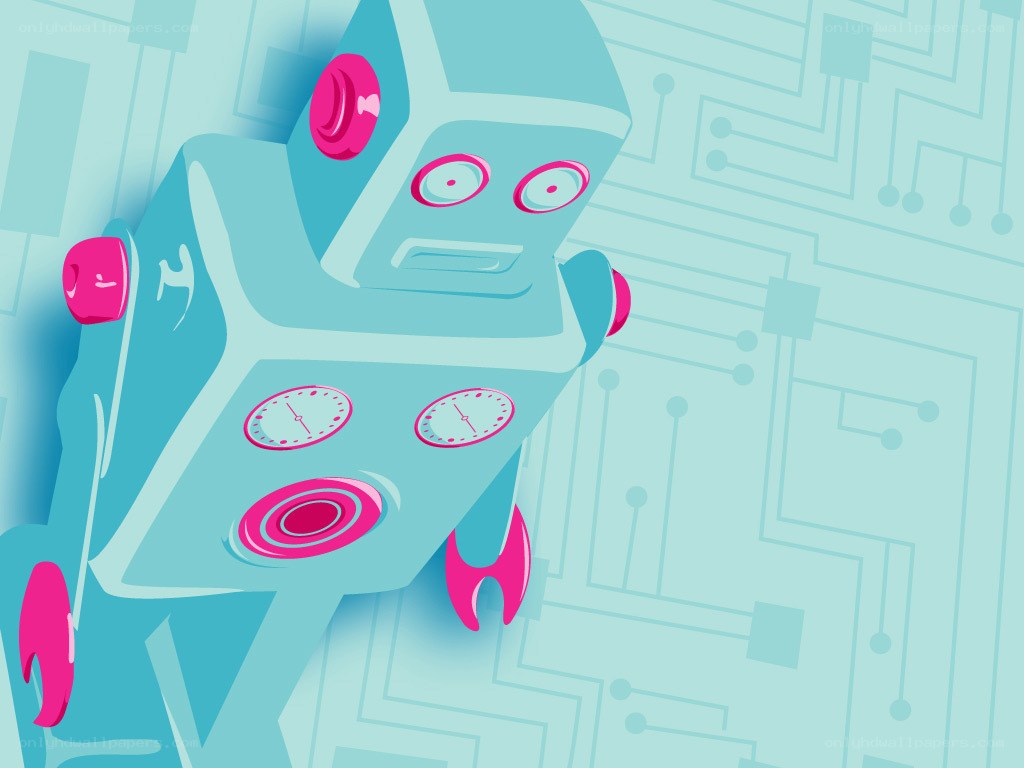 robot on circuit board