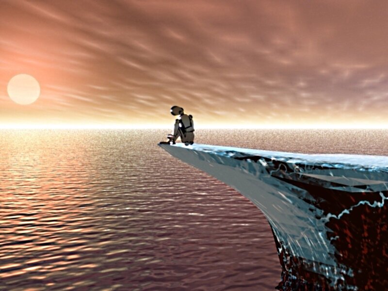 Robot on Cliff Edge