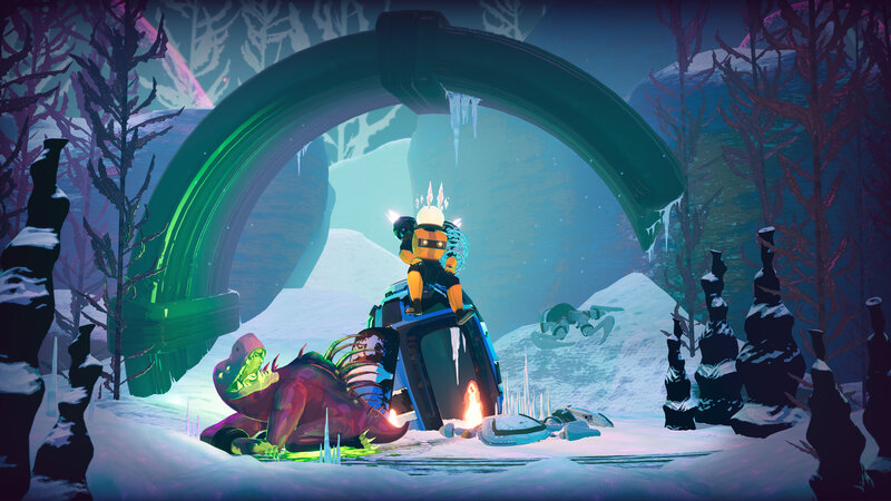Robot on Fallen Vehicle