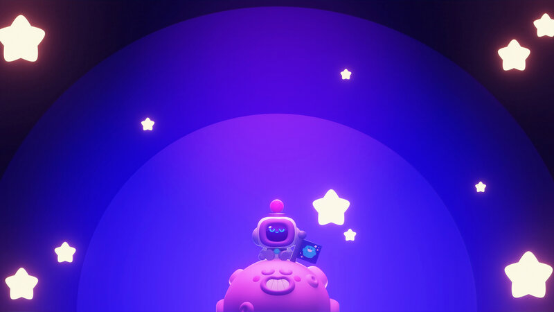 Robot on Pink Planet