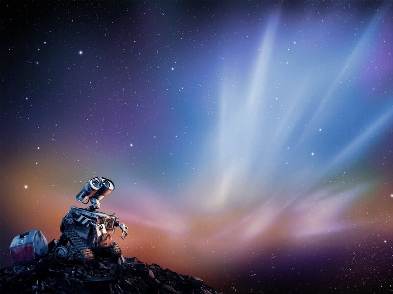 Robot on Rocky Terrain — Blue