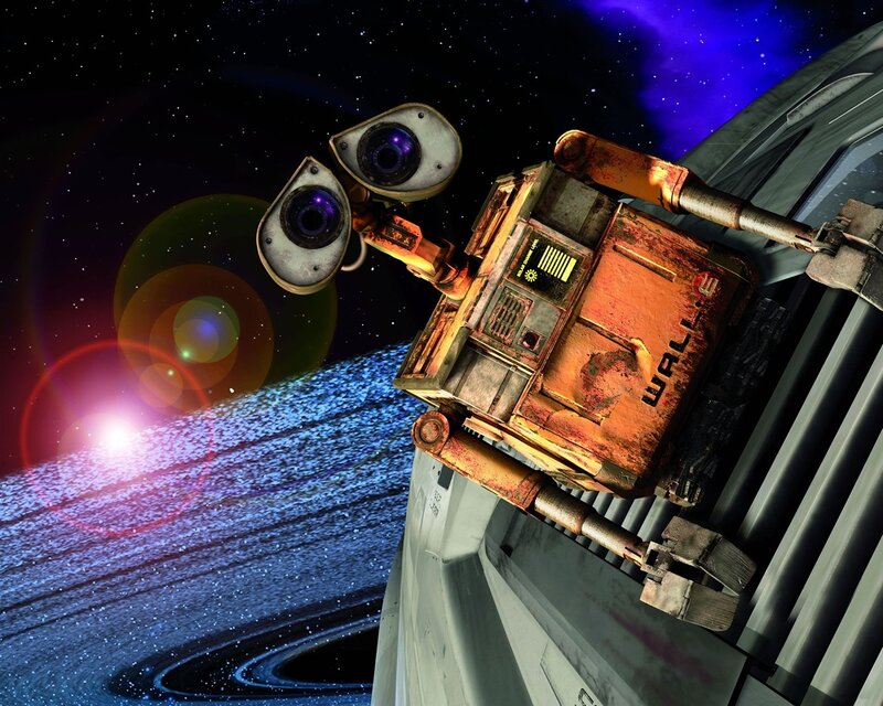 Robot on Spacecraft — Blue