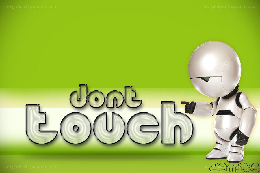 robot pointing at text