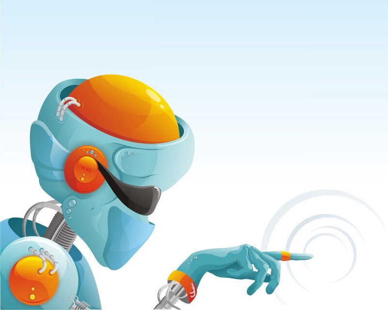 Robot Pointing Forward
