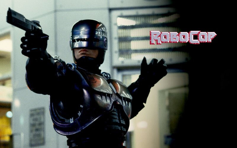 Robot Police Officer — Black