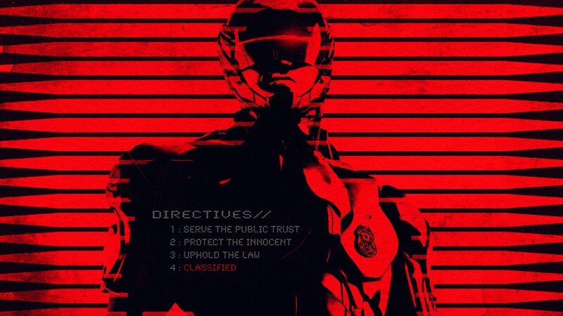 Robot Police Officer — Red