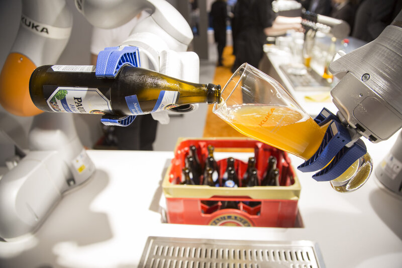 Robot Pouring Beer