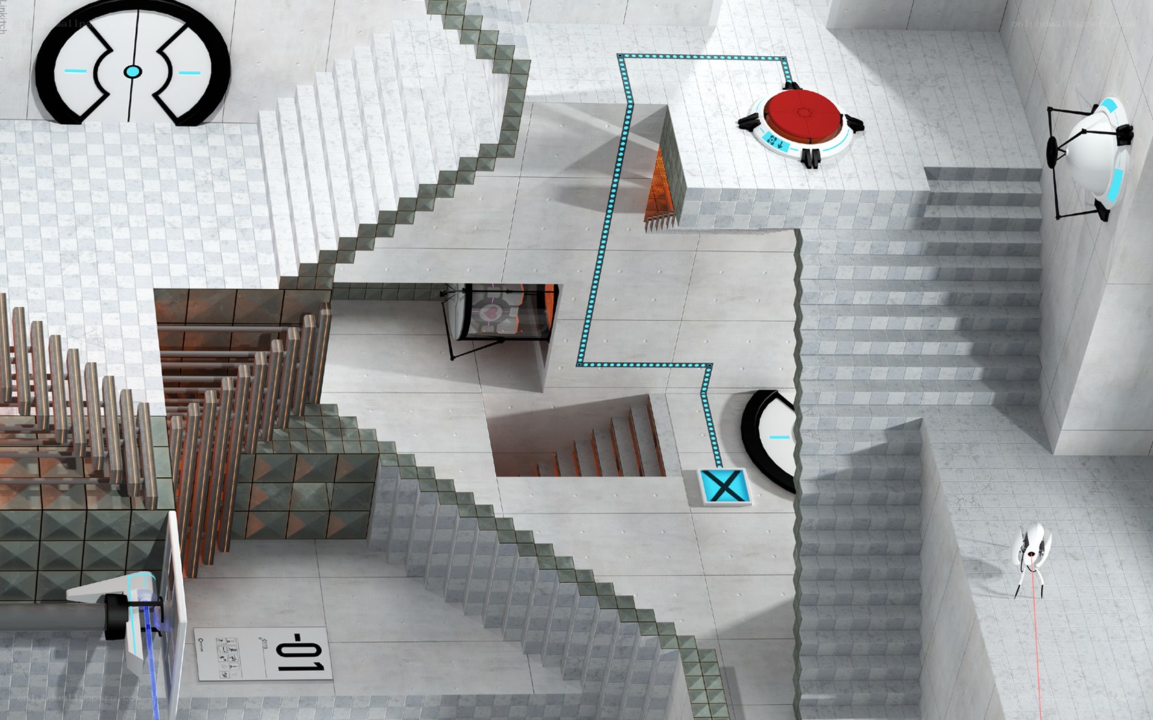 robot puzzle in a maze