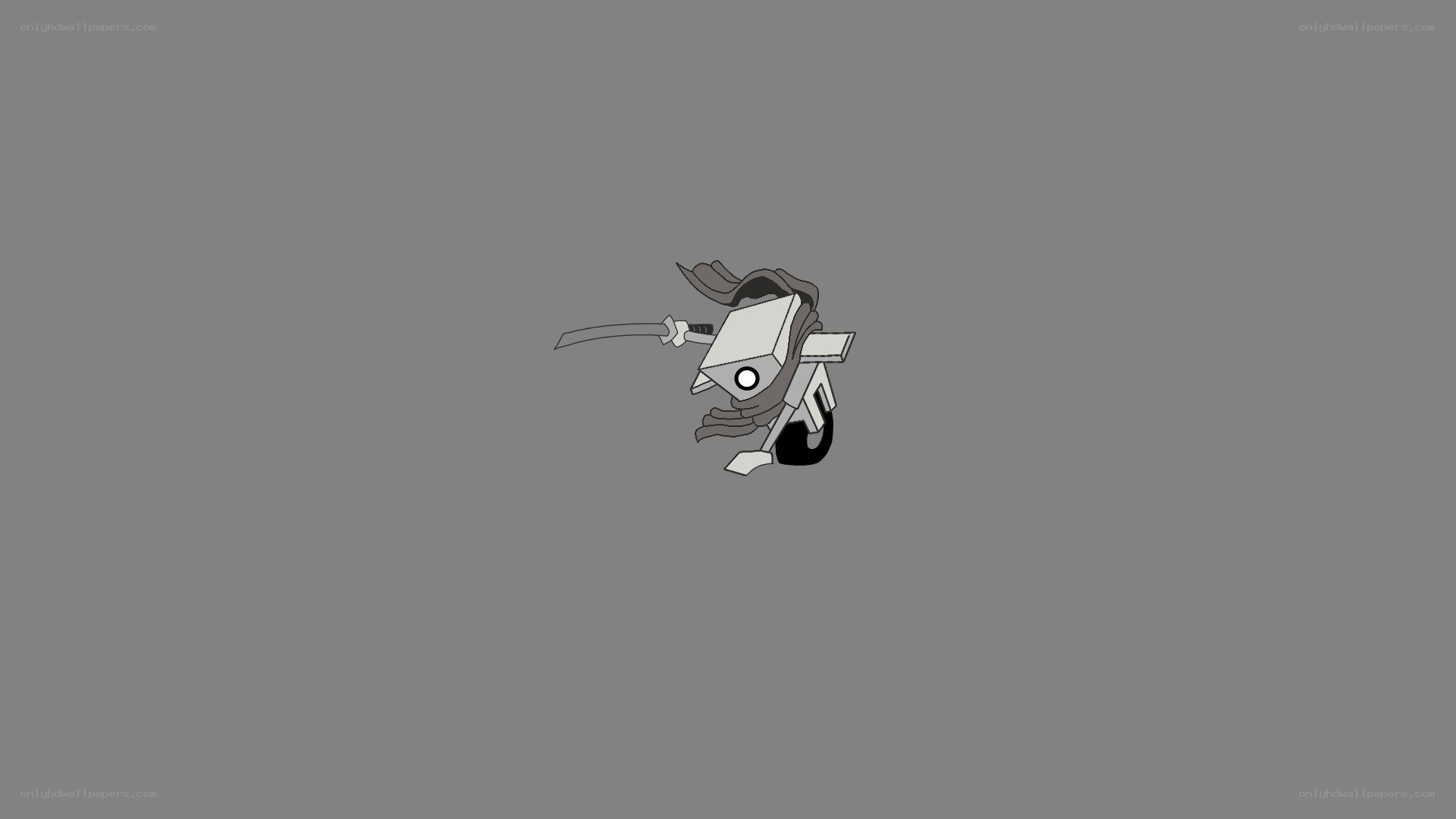 robot samurai character