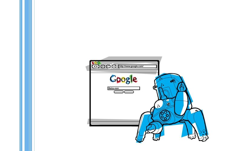 robot searching google