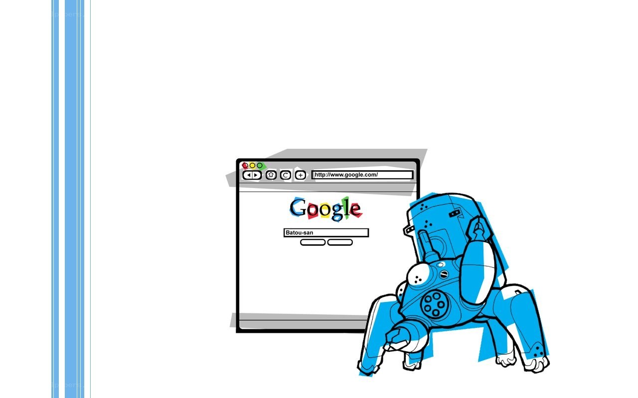 robot searching google
