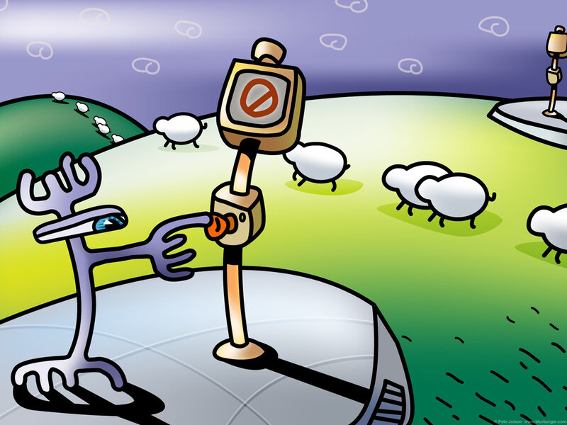 robot sheep herder