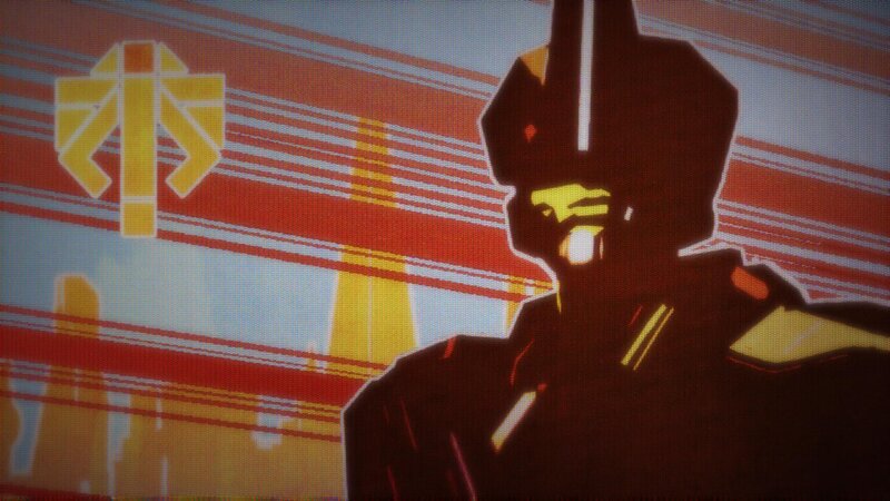 Robot Silhouette — Red