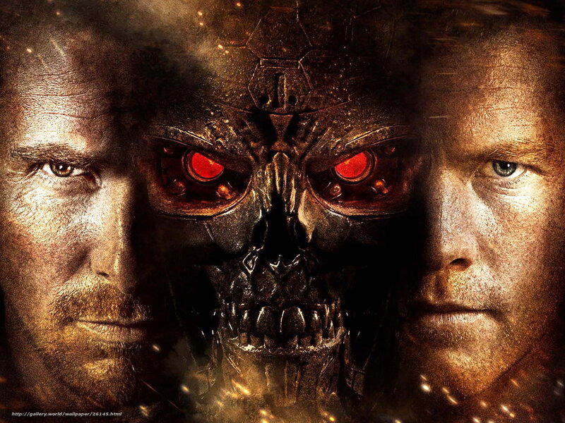 Robot Skull with Human Faces