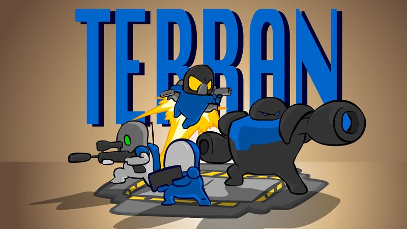 Robot Soldiers Fighting