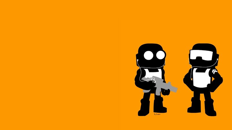 robot soldiers illustration
