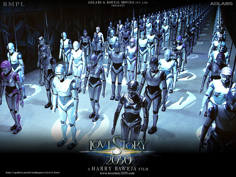 Robot Soldiers in Formation — Blue