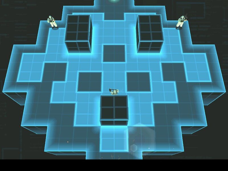 Robot Soldiers on Platform