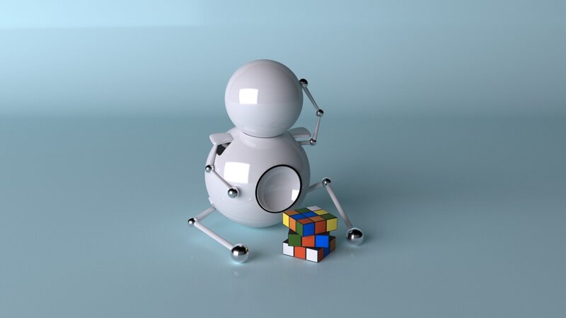 robot solving rubik's cube