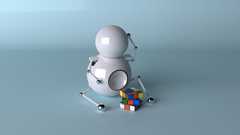 robot solving rubik's cube