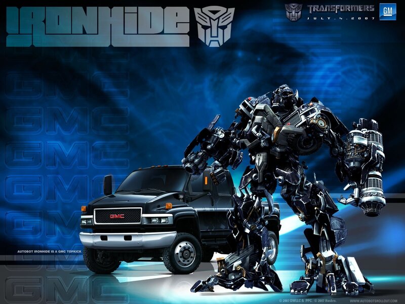 Robot Transforming from Truck — Blue, Dramatic, Digital Art