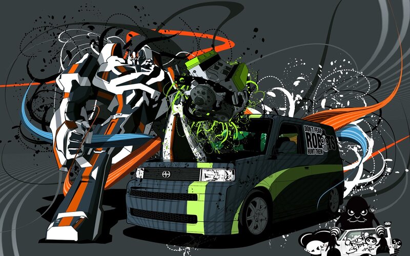 Robot Transforming from Van