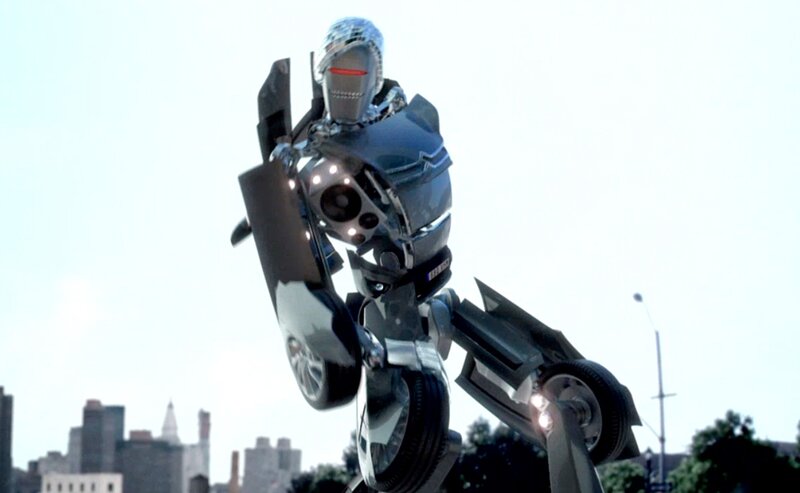 robot transforming into motorcycle
