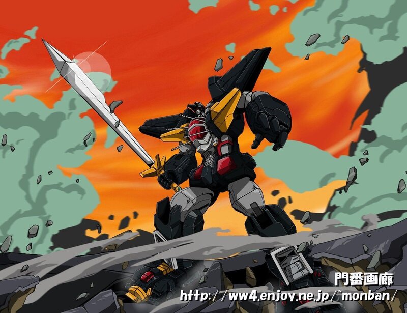 Robot warrior with sword