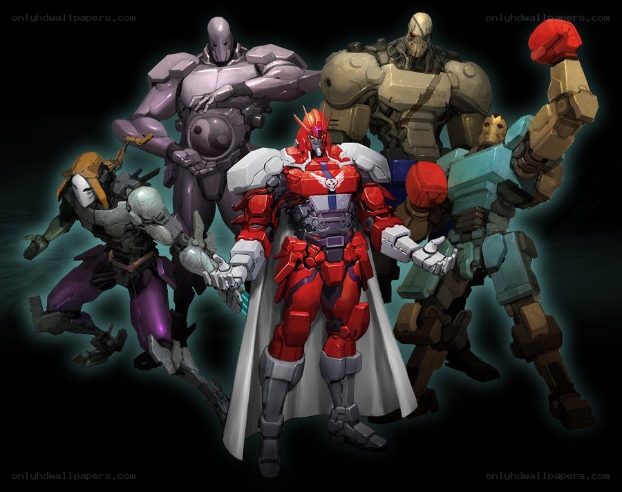 robot warriors in battle formation