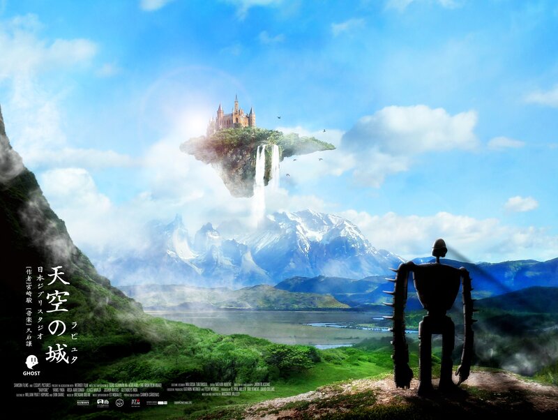 Robot Watching Floating Island