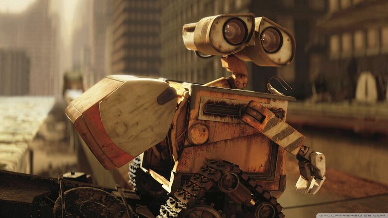 Robot with Binoculars — Brown
