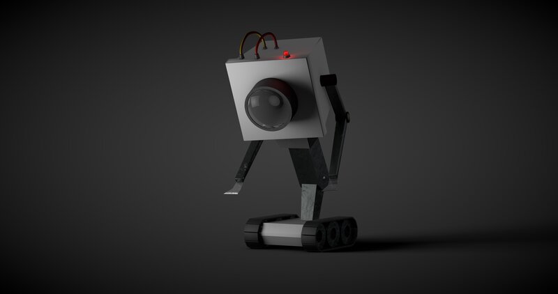 Robot with Camera Head