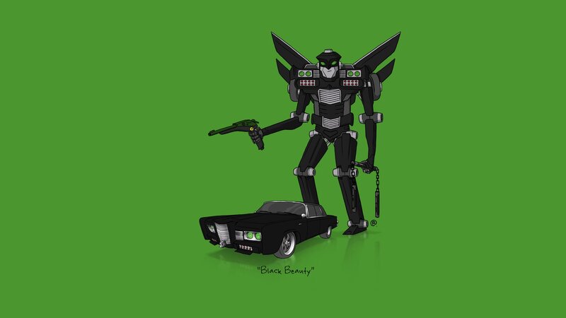 Robot with Car