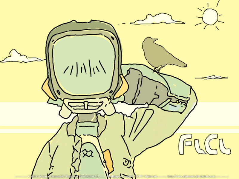 robot with crow on shoulder