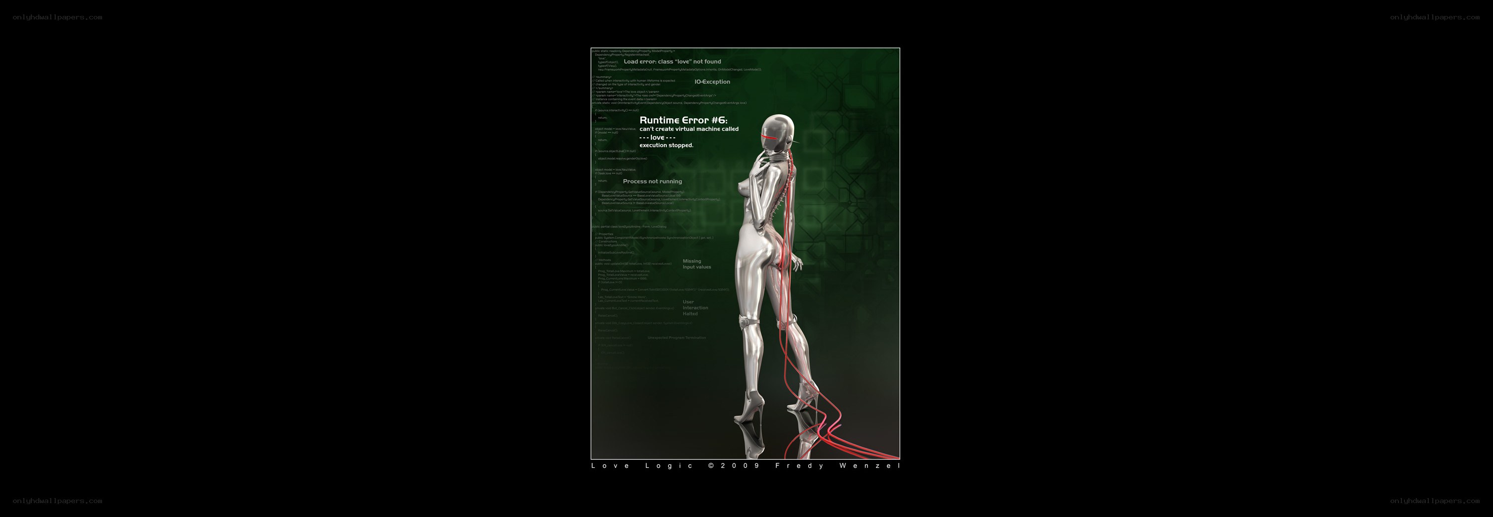 robot with error code