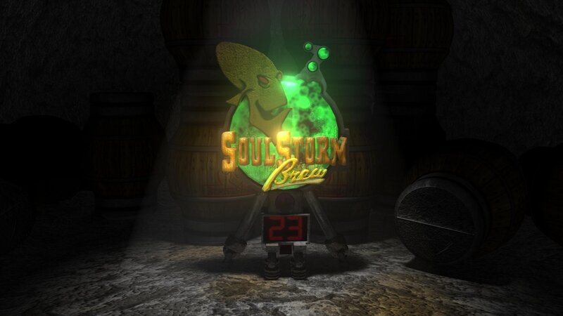 Robot with Glowing Potion