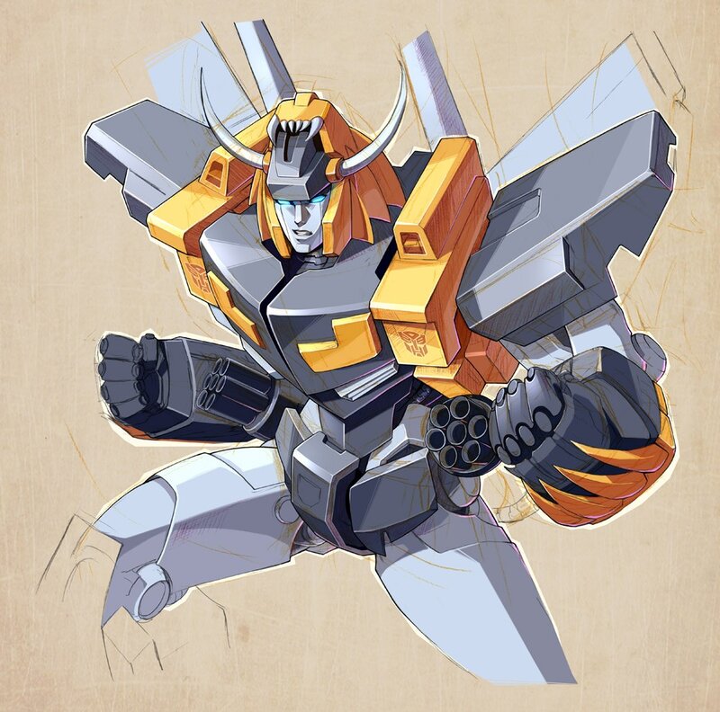 Robot with Horns