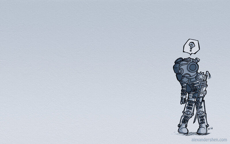 robot with question mark