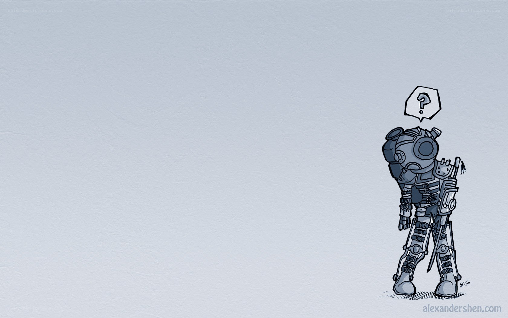 robot with question mark