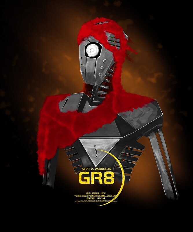 Robot with Red Cloak