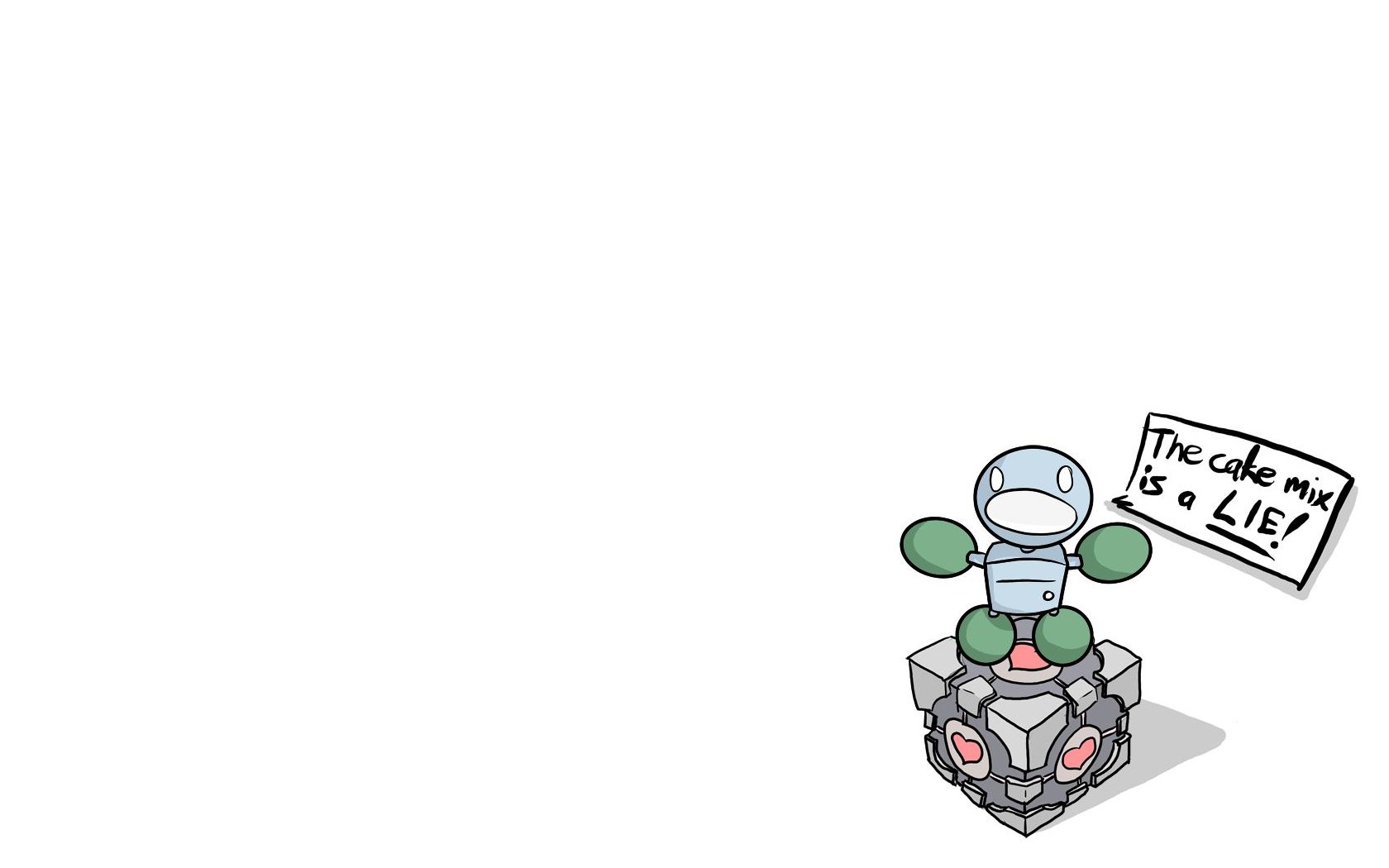robot with sign