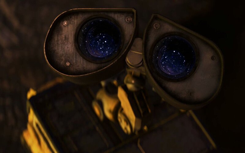 Robot with Starry Eyes — Blue