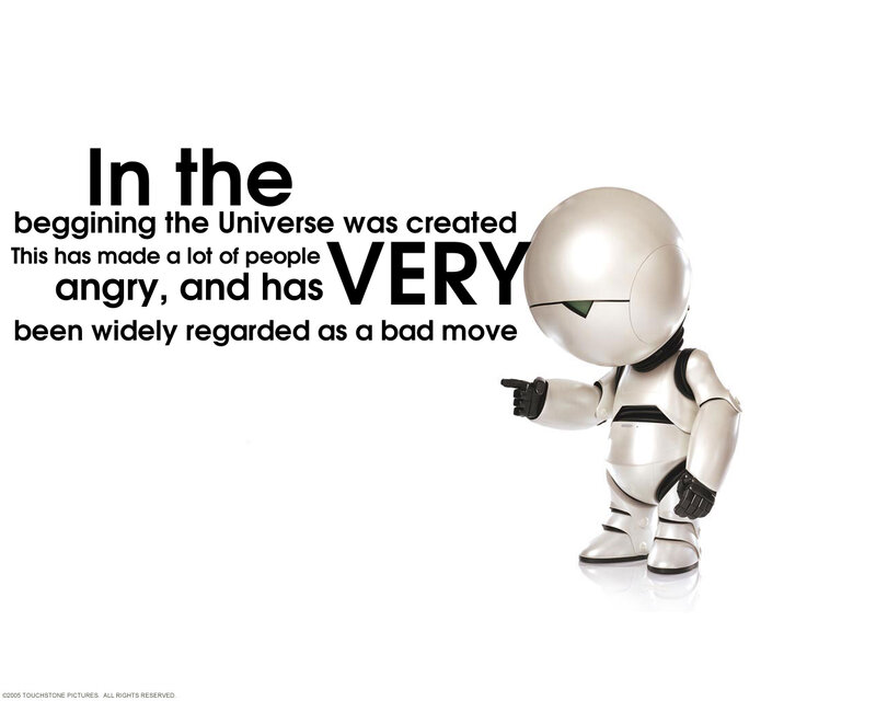 robot with text