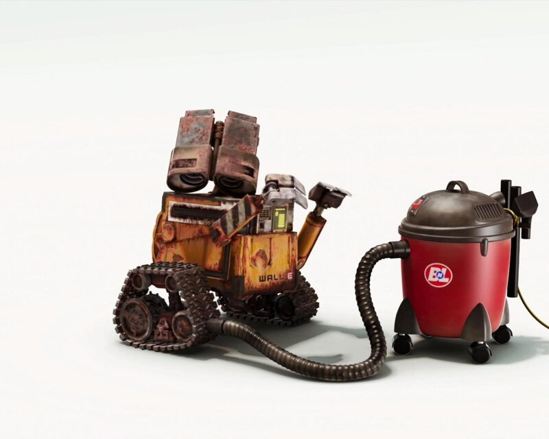 Robot with Vacuum Cleaner